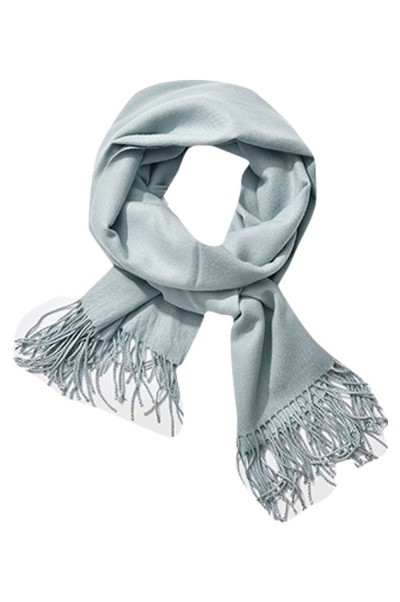 SKSL004 design pure color imitation cashmere scarf tassel scarf manufacturer detail view-20